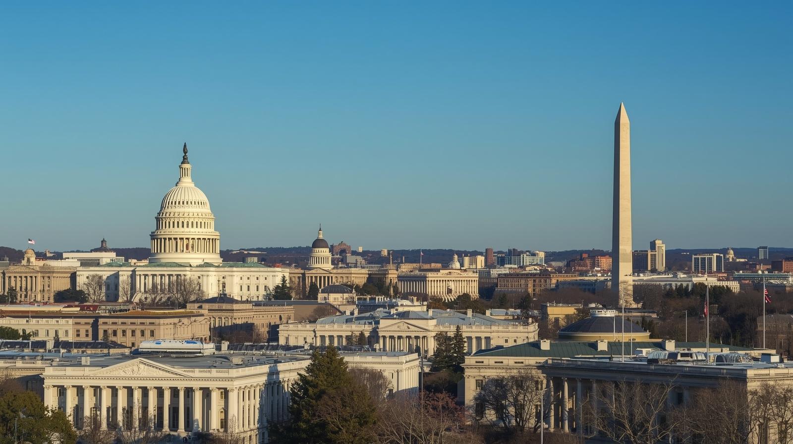 Washington DC skyline representing Frederick Interpreting Agency services in the nation's capital