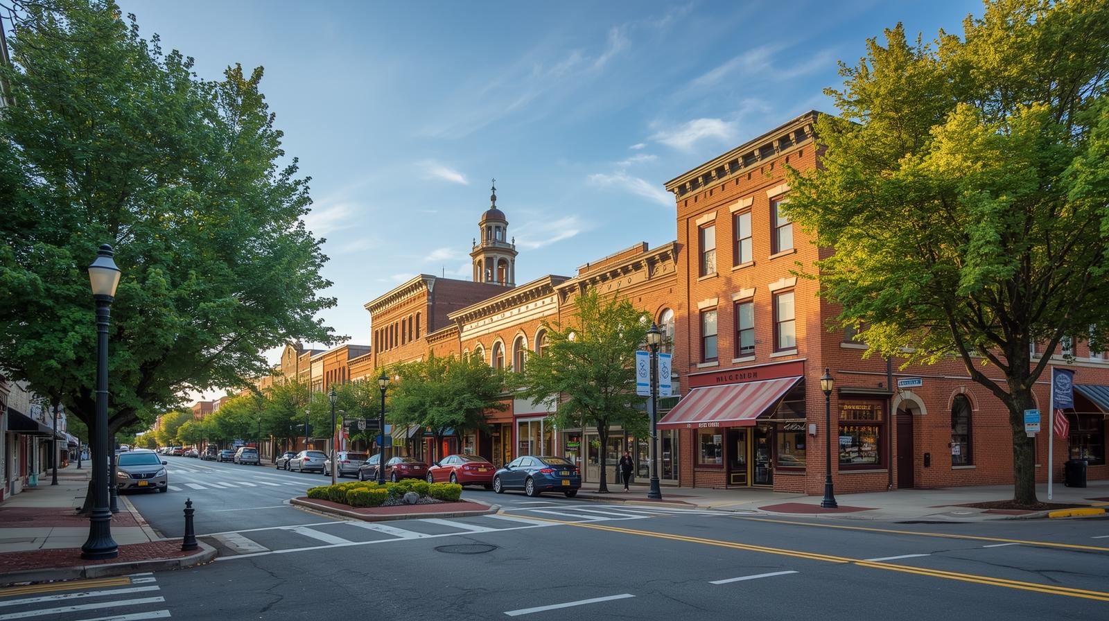 Downtown Hagerstown Maryland representing Frederick Interpreting Agency services in Washington County